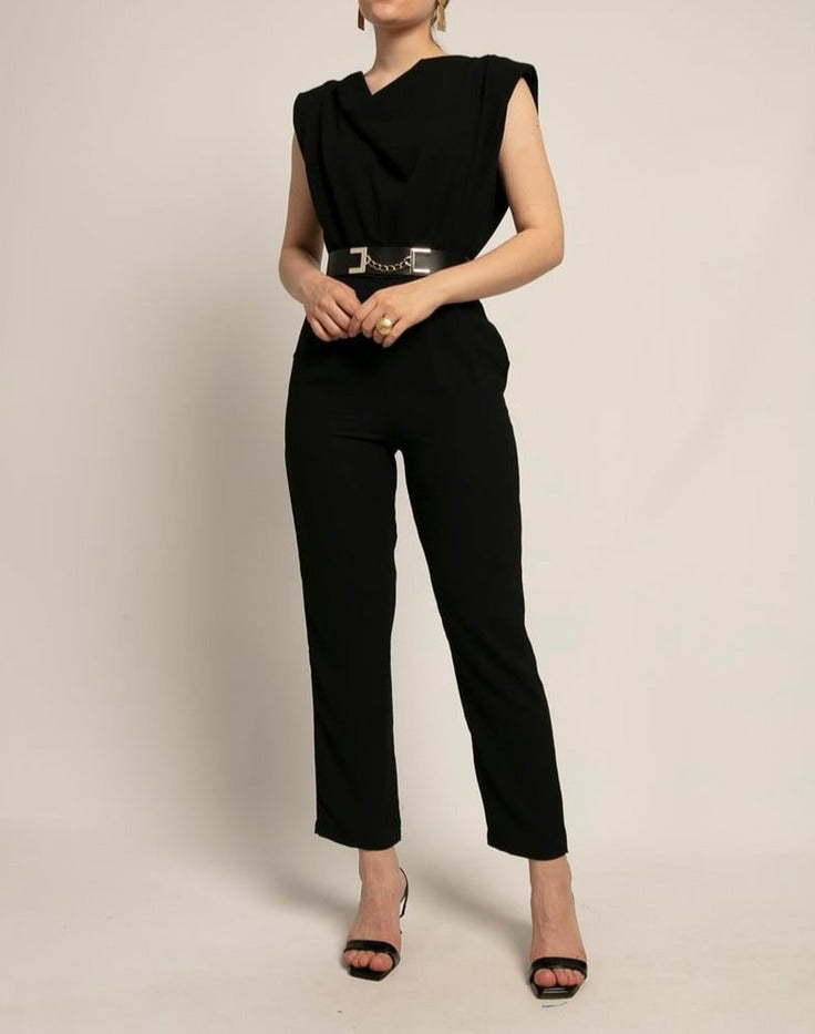 JUMPSUIT WITH BELT