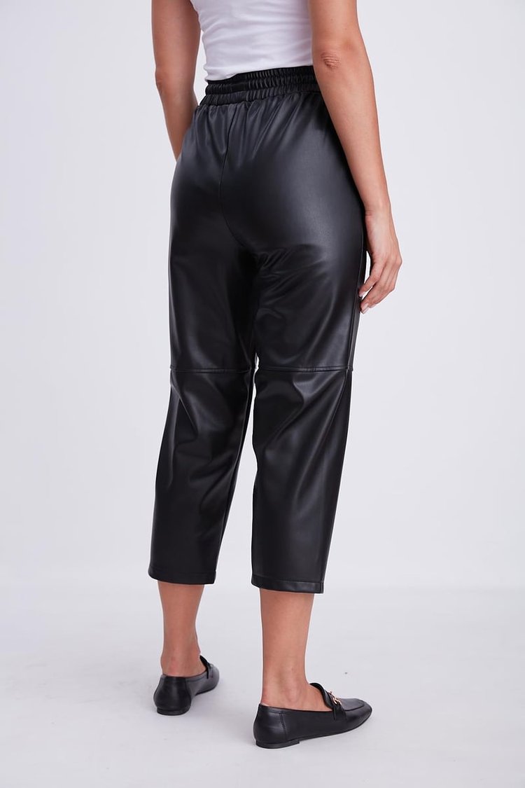 FAUXY CROPPED PANTS